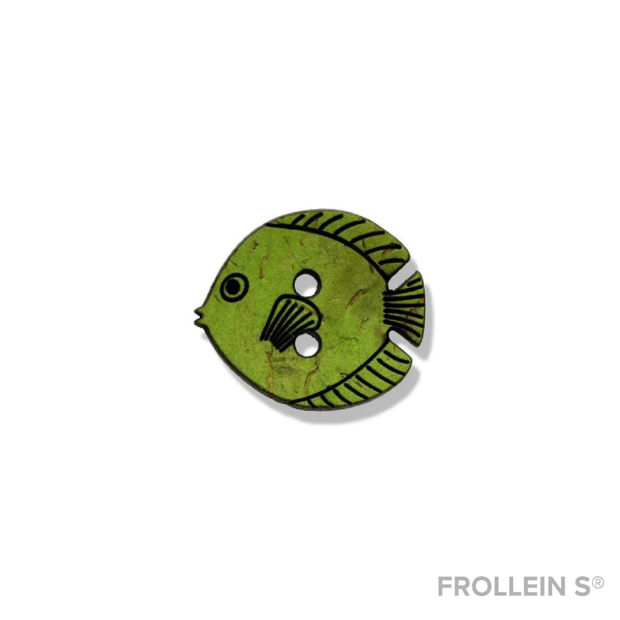 Coconut Button - Fish