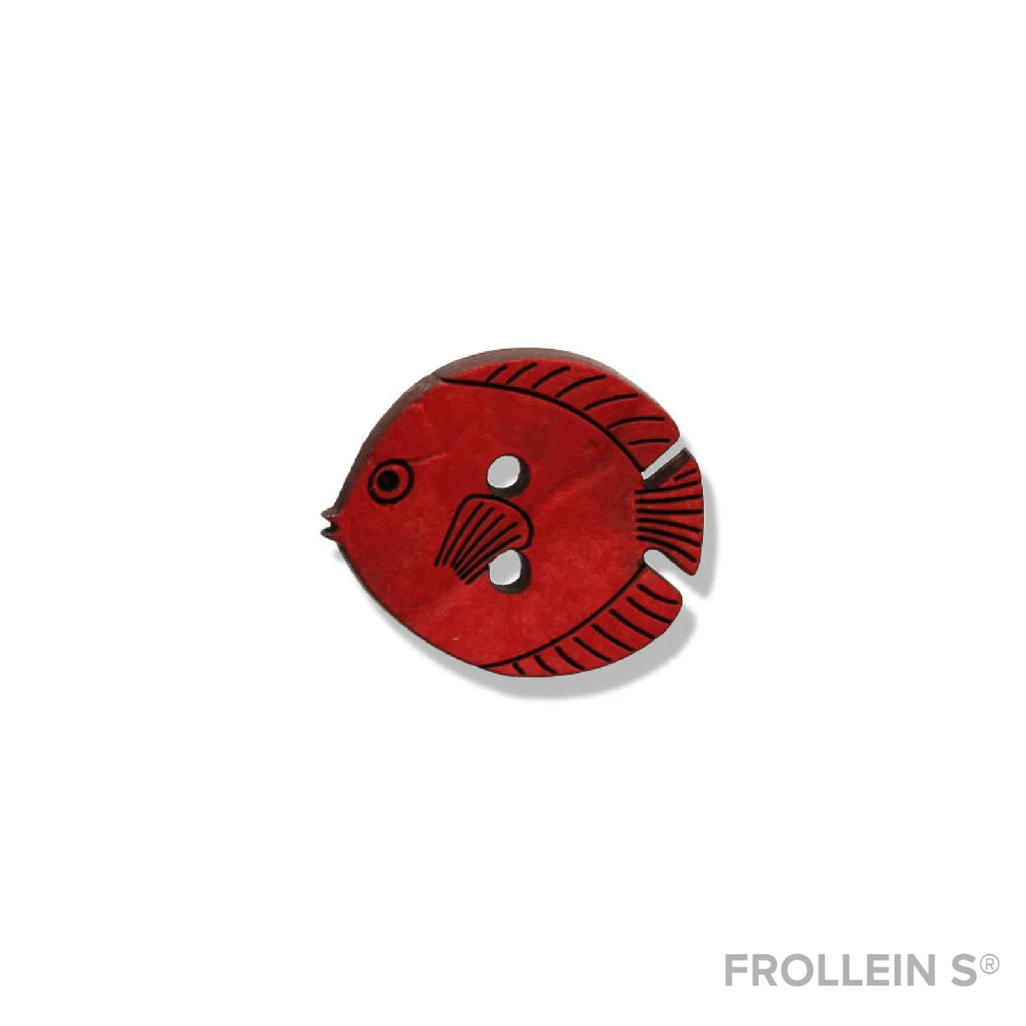 Coconut Button - Fish