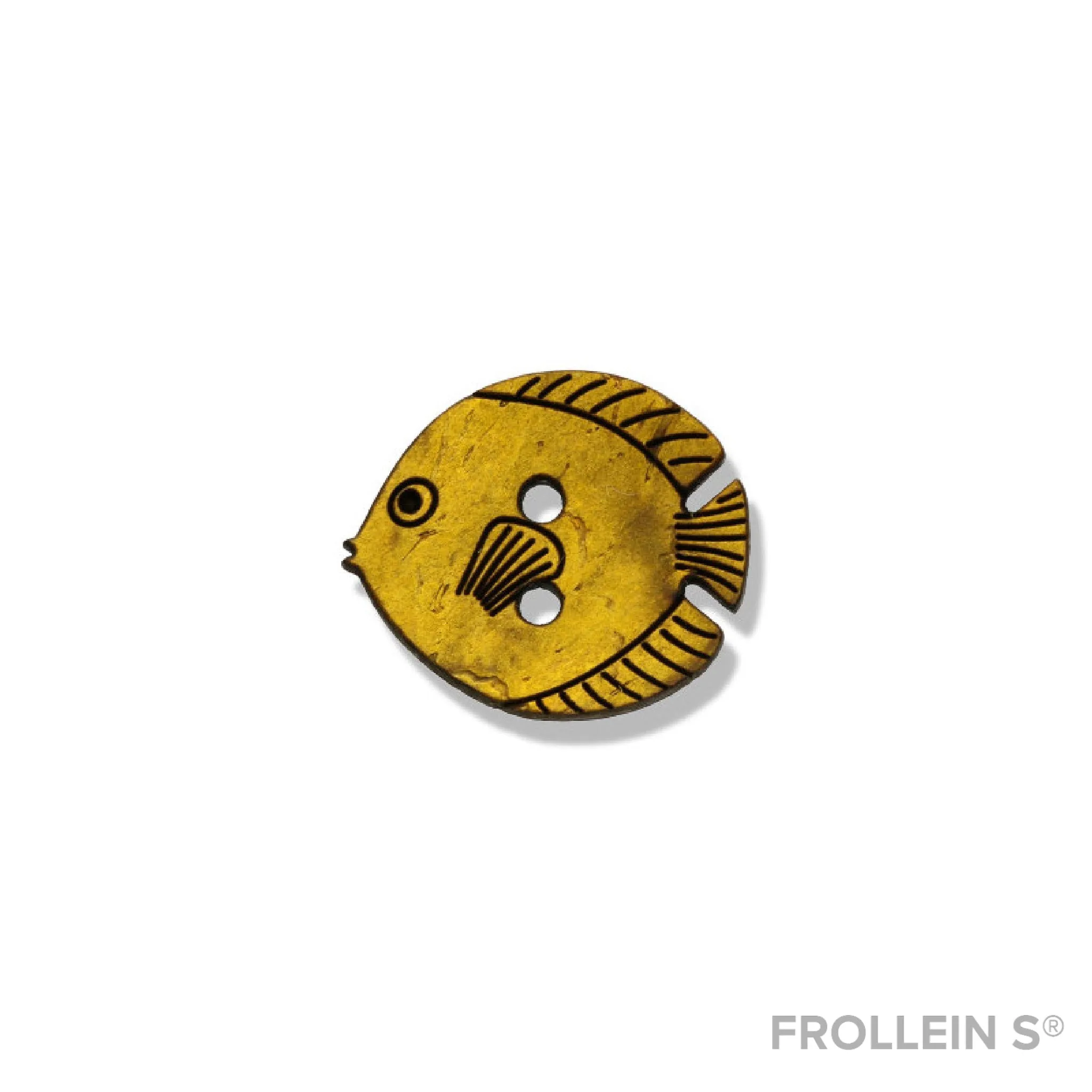 Coconut Button - Fish