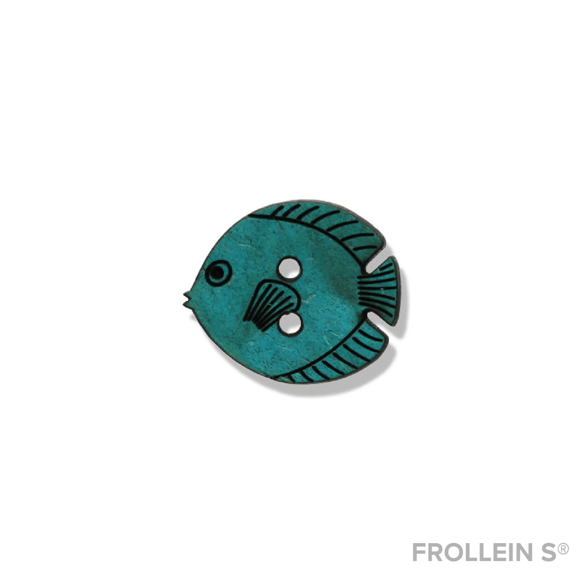Coconut Button - Fish
