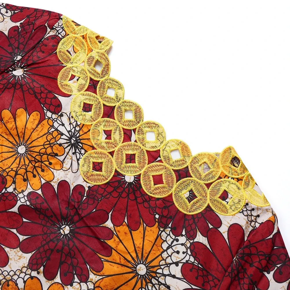 Plus Size African Dresses for Women: Dashiki, Ankara, Bazin Riche Wax Designs & Wedding Party Dresses with Headscarf